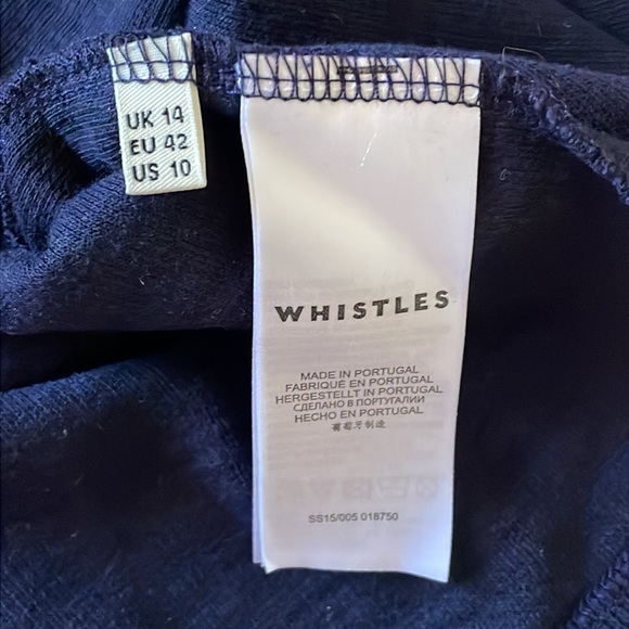 Whistles Navy Blue Dress, Princess Kate, US size 10 - Picture 7 of 11